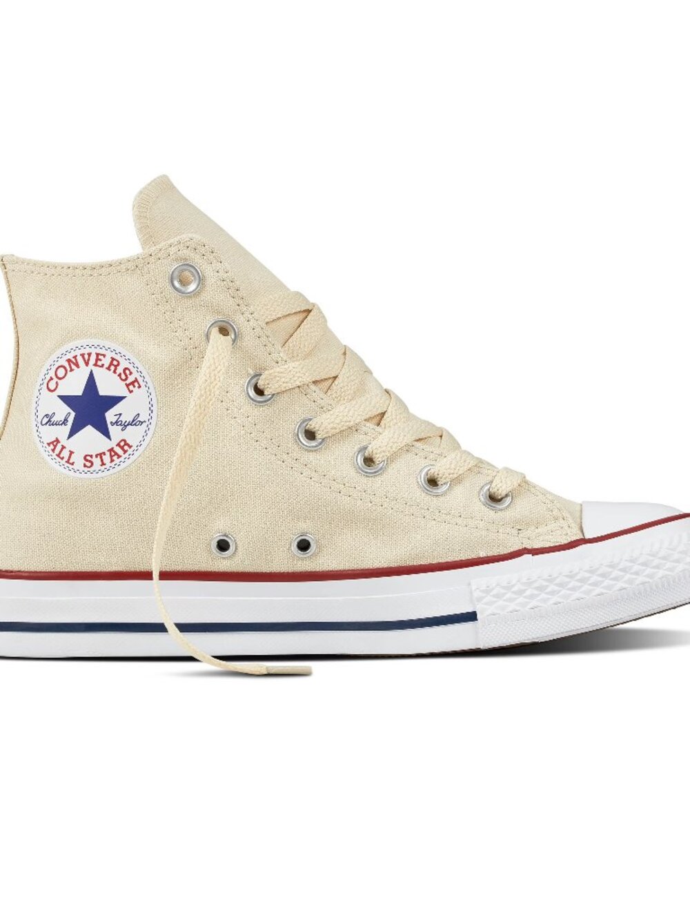 CONVERSE Unisex Chuck Taylor ALL STAR HIGH TOP Ivory (159484F) Size M 5.5 W 7.5
